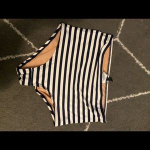 High waisted J crew swim bottoms